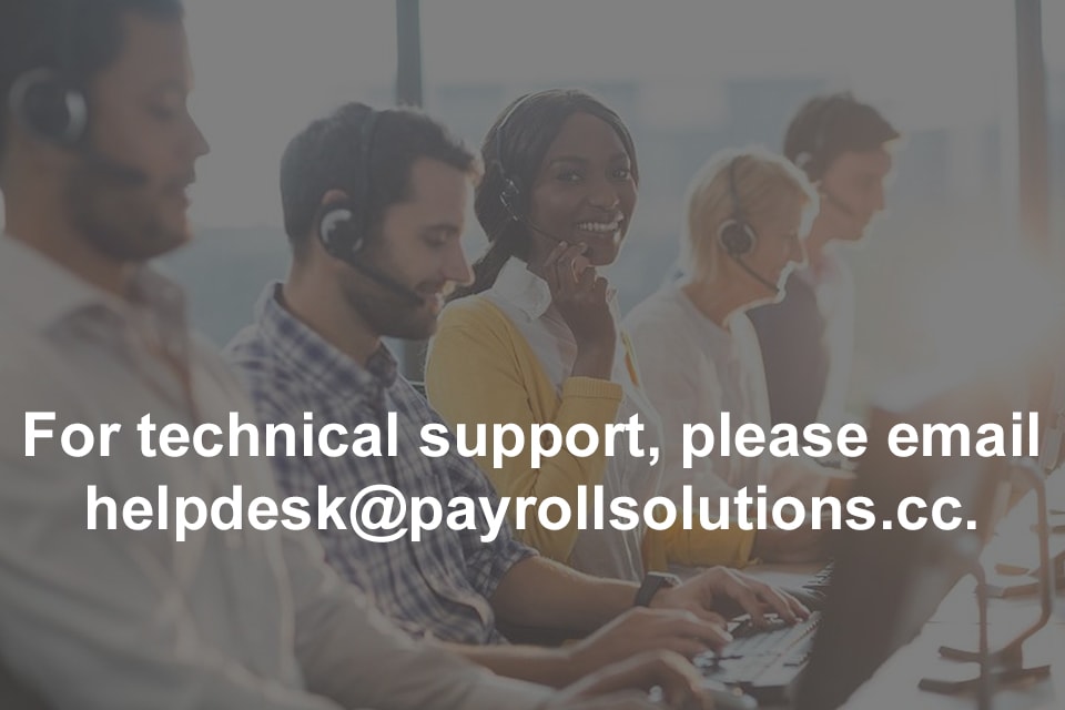 Payroll Solutions Technical Support